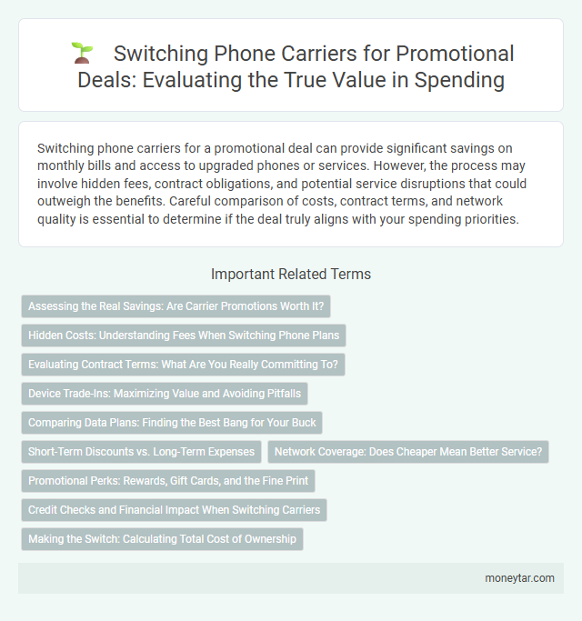 Switching Phone Carriers for Promotional Deals: Evaluating the True Value in Spending