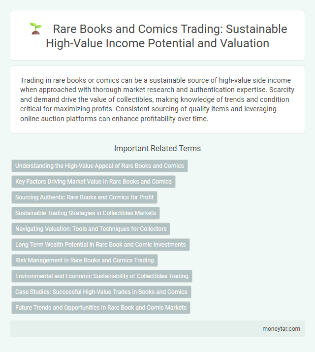Rare Books and Comics Trading: Sustainable High-Value Income Potential and Valuation