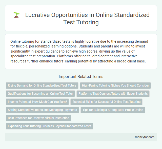 Lucrative Opportunities in Online Standardized Test Tutoring