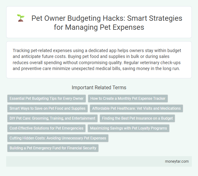 Pet Owner Budgeting Hacks: Smart Strategies for Managing Pet Expenses