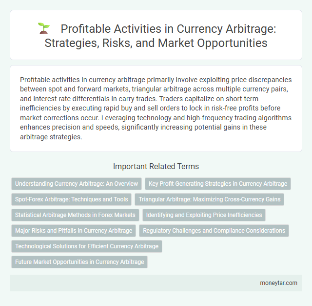 Profitable Activities in Currency Arbitrage: Strategies, Risks, and Market Opportunities