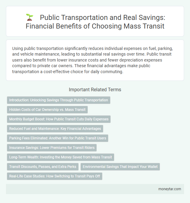 Public Transportation and Real Savings: Financial Benefits of Choosing Mass Transit