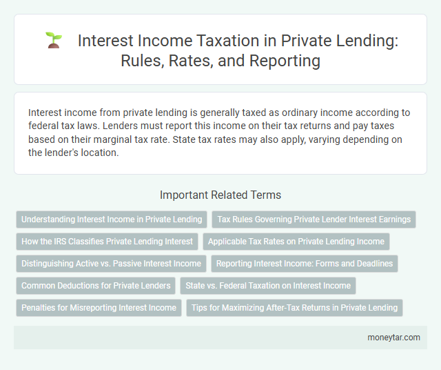 Interest Income Taxation in Private Lending: Rules, Rates, and Reporting