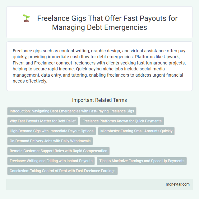 Freelance Gigs That Offer Fast Payouts for Managing Debt Emergencies