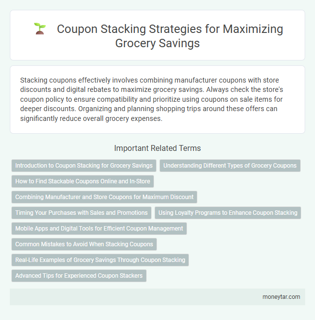 Coupon Stacking Strategies for Maximizing Grocery Savings
