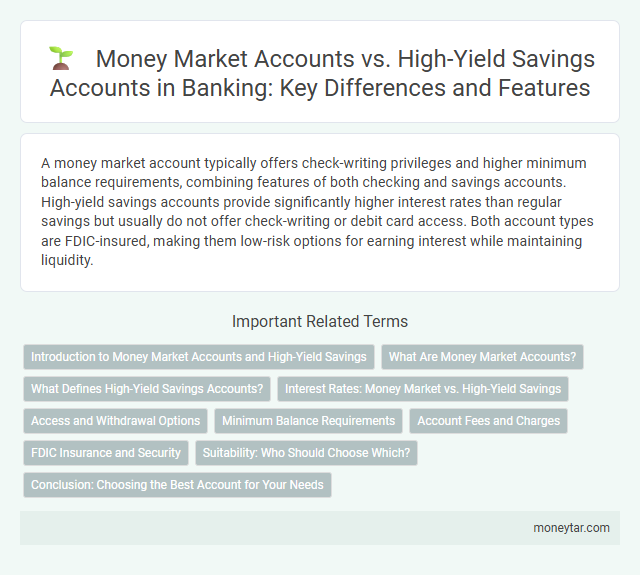 Money Market Accounts vs. High-Yield Savings Accounts in Banking: Key Differences and Features