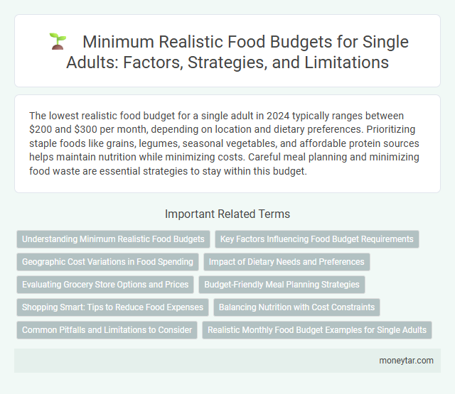 Minimum Realistic Food Budgets for Single Adults: Factors, Strategies, and Limitations