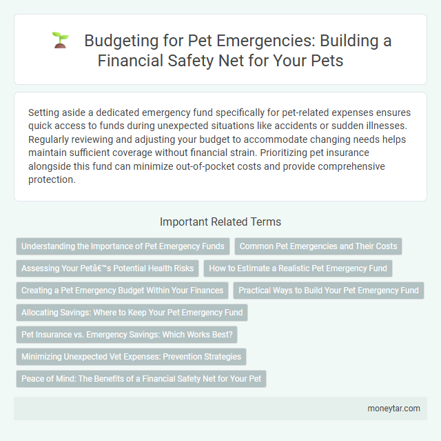 Budgeting for Pet Emergencies: Building a Financial Safety Net for Your Pets