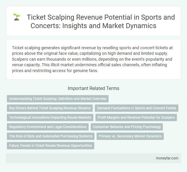 Ticket Scalping Revenue Potential in Sports and Concerts: Insights and Market Dynamics