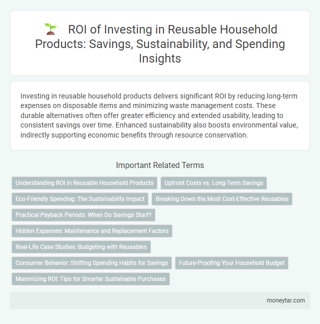 ROI of Investing in Reusable Household Products: Savings, Sustainability, and Spending Insights