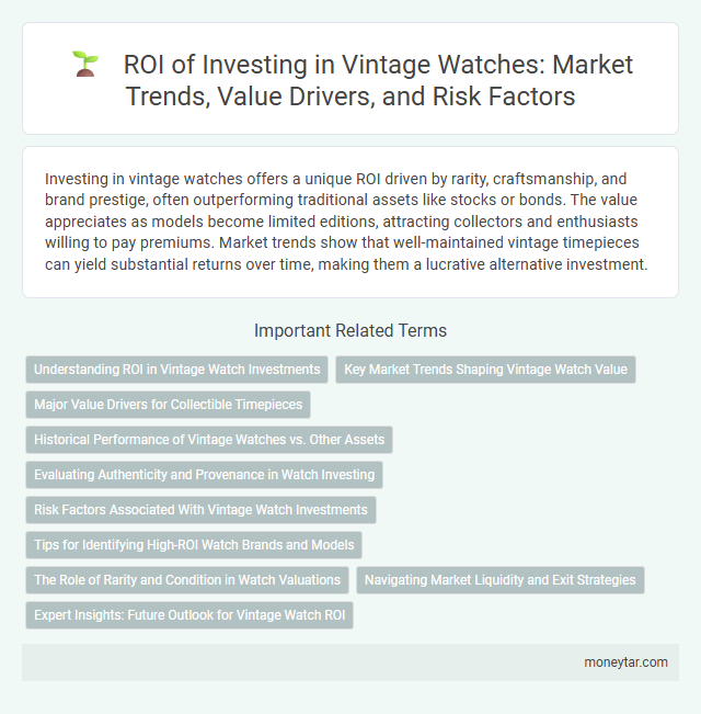 ROI of Investing in Vintage Watches: Market Trends, Value Drivers, and Risk Factors