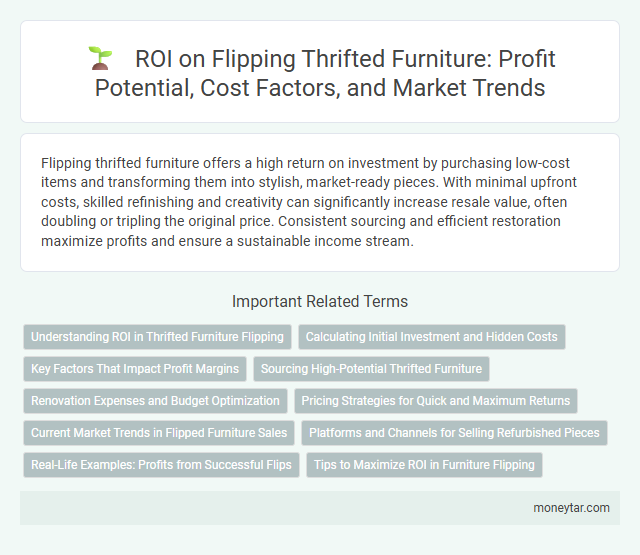ROI on Flipping Thrifted Furniture: Profit Potential, Cost Factors, and Market Trends