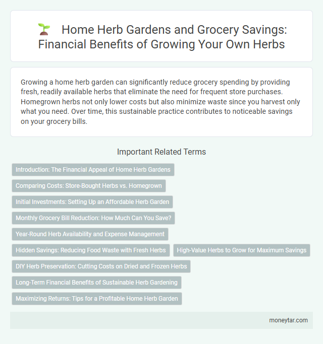 Home Herb Gardens and Grocery Savings: Financial Benefits of Growing Your Own Herbs