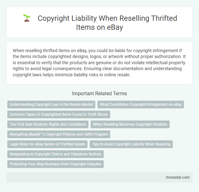 Copyright Liability When Reselling Thrifted Items on eBay