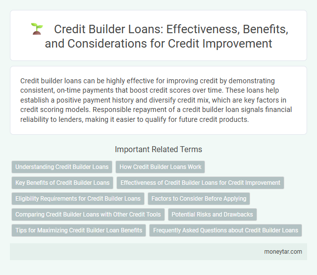 Credit Builder Loans: Effectiveness, Benefits, and Considerations for Credit Improvement