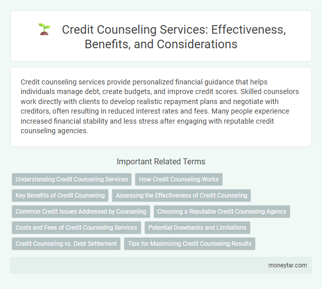 Credit Counseling Services: Effectiveness, Benefits, and Considerations