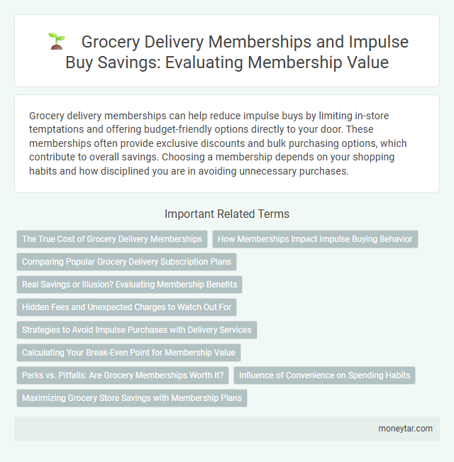 Grocery Delivery Memberships and Impulse Buy Savings: Evaluating Membership Value