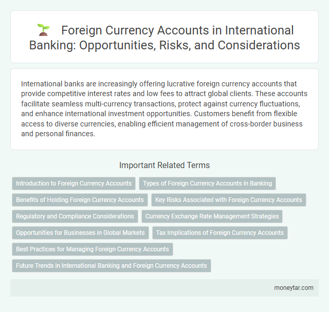 Foreign Currency Accounts in International Banking: Opportunities, Risks, and Considerations