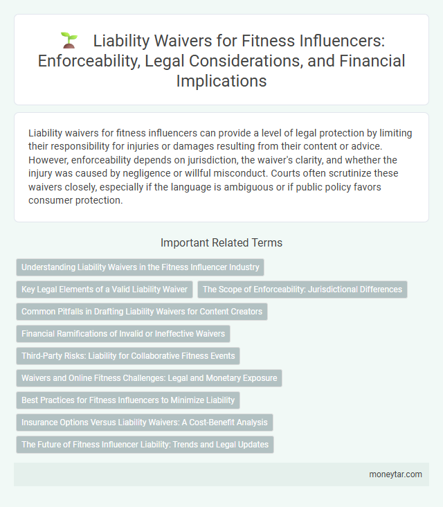 Liability Waivers for Fitness Influencers: Enforceability, Legal Considerations, and Financial Implications