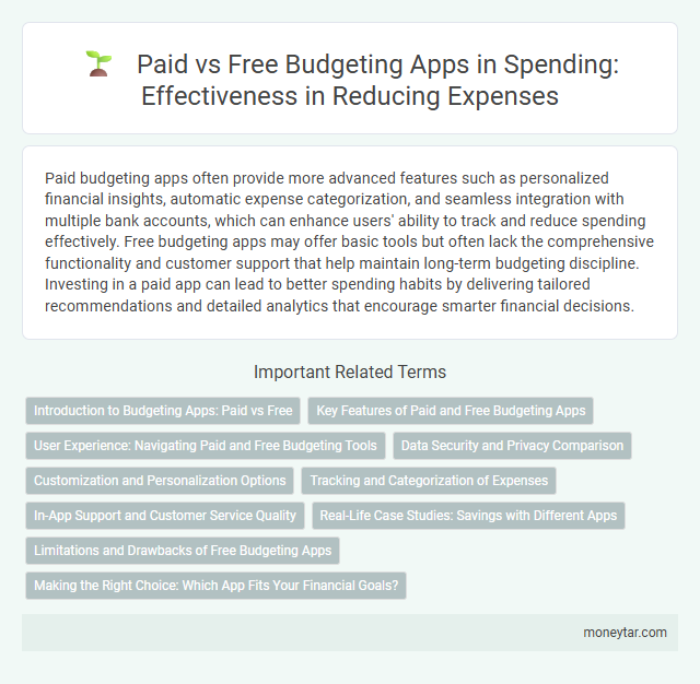 Paid vs Free Budgeting Apps in Spending: Effectiveness in Reducing Expenses