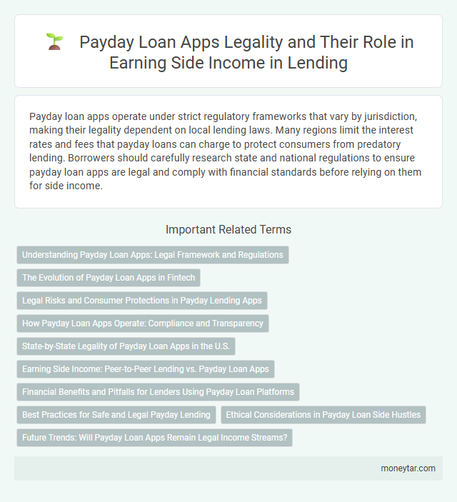 Payday Loan Apps Legality and Their Role in Earning Side Income in Lending