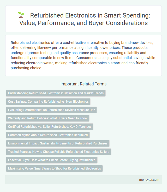 Refurbished Electronics in Smart Spending: Value, Performance, and Buyer Considerations