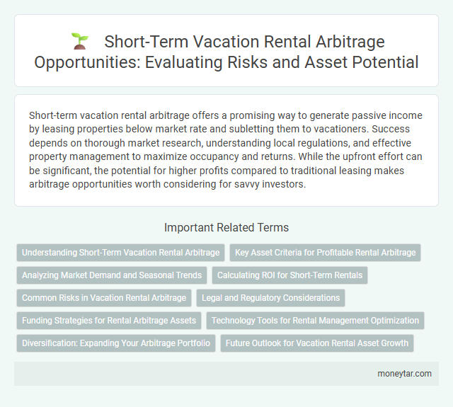 Short-Term Vacation Rental Arbitrage Opportunities: Evaluating Risks and Asset Potential