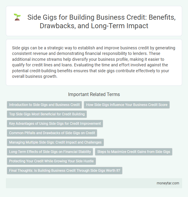 Side Gigs for Building Business Credit: Benefits, Drawbacks, and Long-Term Impact