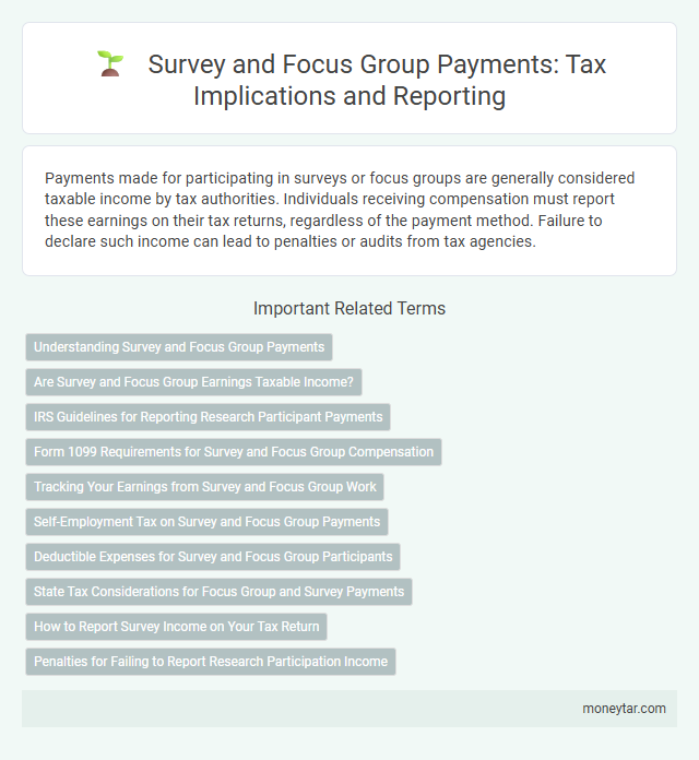 Survey and Focus Group Payments: Tax Implications and Reporting