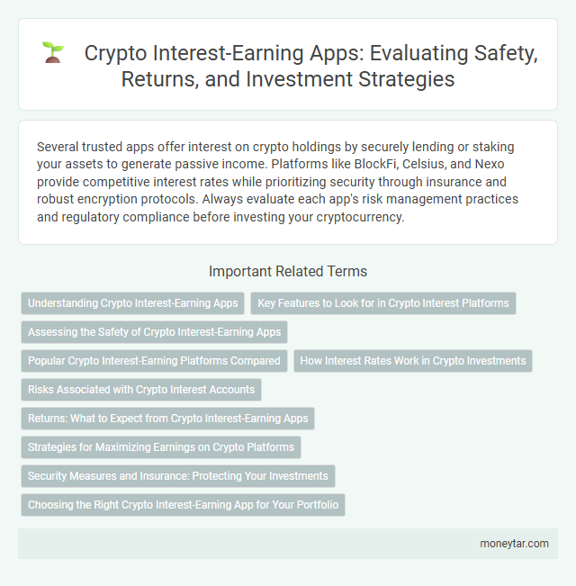 Crypto Interest-Earning Apps: Evaluating Safety, Returns, and Investment Strategies