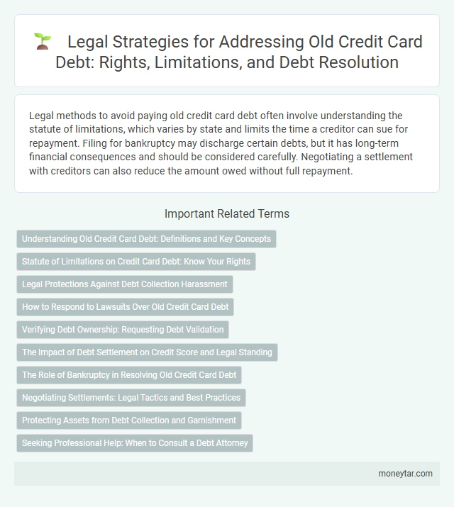 Legal Strategies for Addressing Old Credit Card Debt: Rights, Limitations, and Debt Resolution