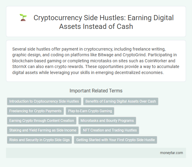 Cryptocurrency Side Hustles: Earning Digital Assets Instead of Cash