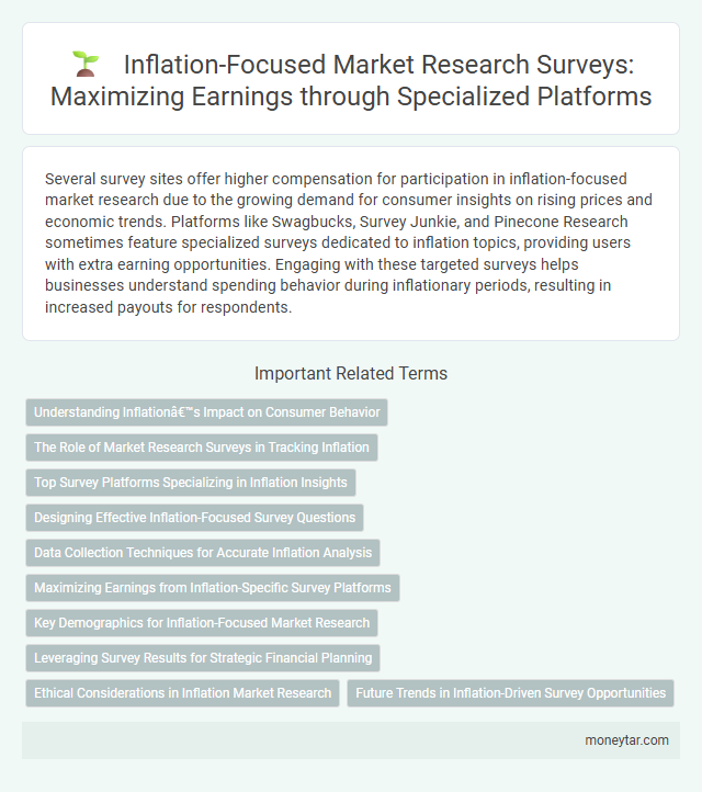 Inflation-Focused Market Research Surveys: Maximizing Earnings through Specialized Platforms