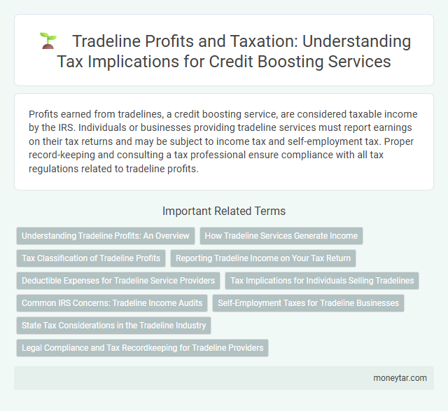 Tradeline Profits and Taxation: Understanding Tax Implications for Credit Boosting Services