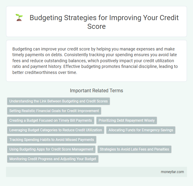 Budgeting Strategies for Improving Your Credit Score