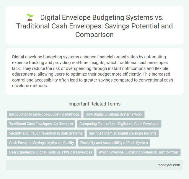 Digital Envelope Budgeting Systems vs. Traditional Cash Envelopes: Savings Potential and Comparison