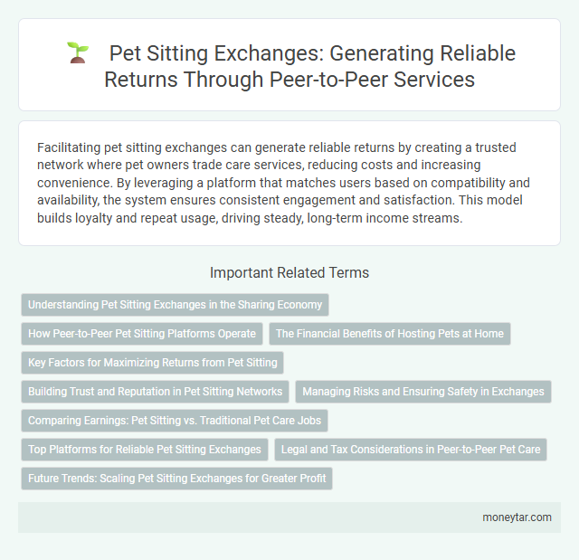 Pet Sitting Exchanges: Generating Reliable Returns Through Peer-to-Peer Services