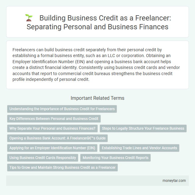 Building Business Credit as a Freelancer: Separating Personal and Business Finances