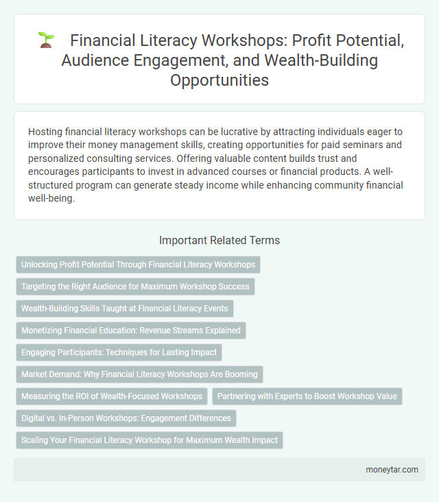 Financial Literacy Workshops: Profit Potential, Audience Engagement, and Wealth-Building Opportunities