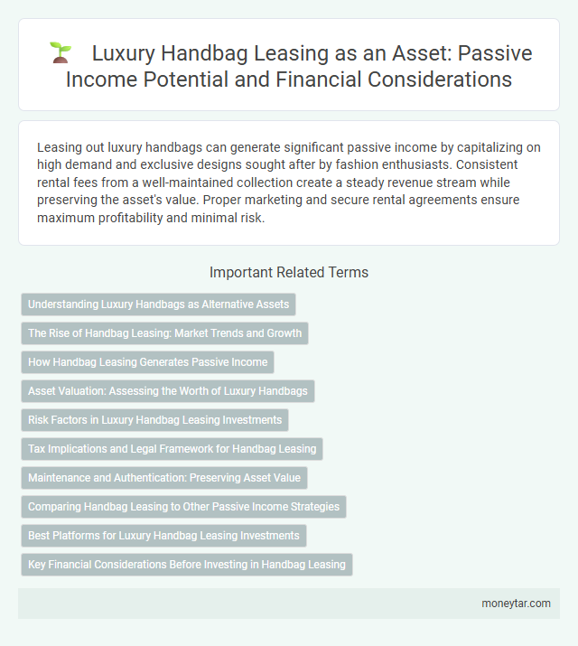 Luxury Handbag Leasing as an Asset: Passive Income Potential and Financial Considerations