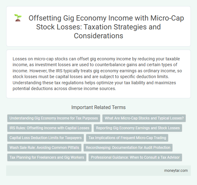 Offsetting Gig Economy Income with Micro-Cap Stock Losses: Taxation Strategies and Considerations