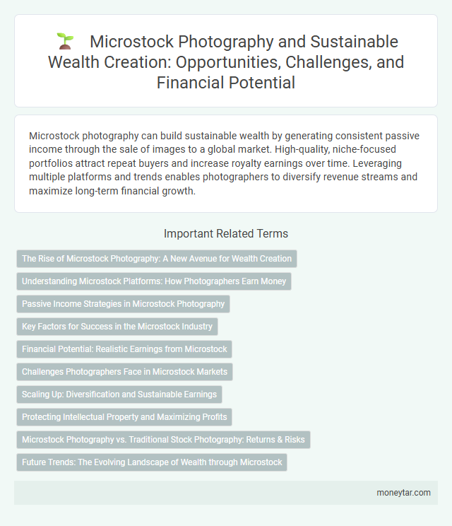 Microstock Photography and Sustainable Wealth Creation: Opportunities, Challenges, and Financial Potential
