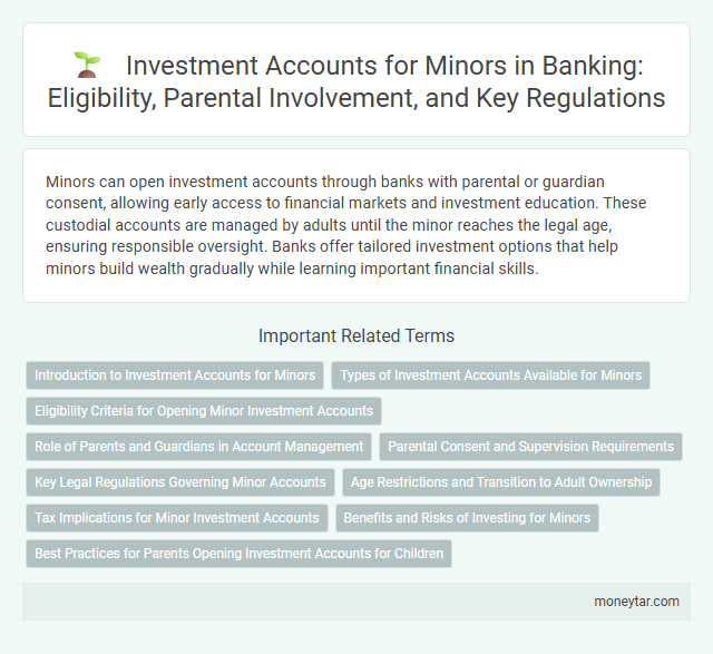 Investment Accounts for Minors in Banking: Eligibility, Parental Involvement, and Key Regulations