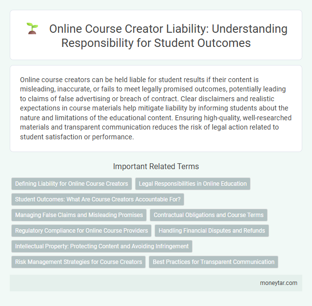 Online Course Creator Liability: Understanding Responsibility for Student Outcomes