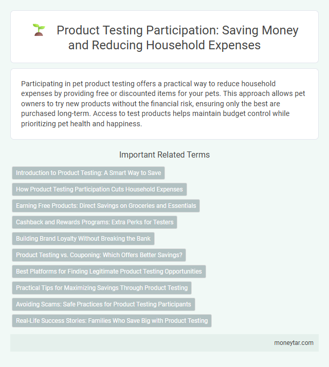 Product Testing Participation: Saving Money and Reducing Household Expenses