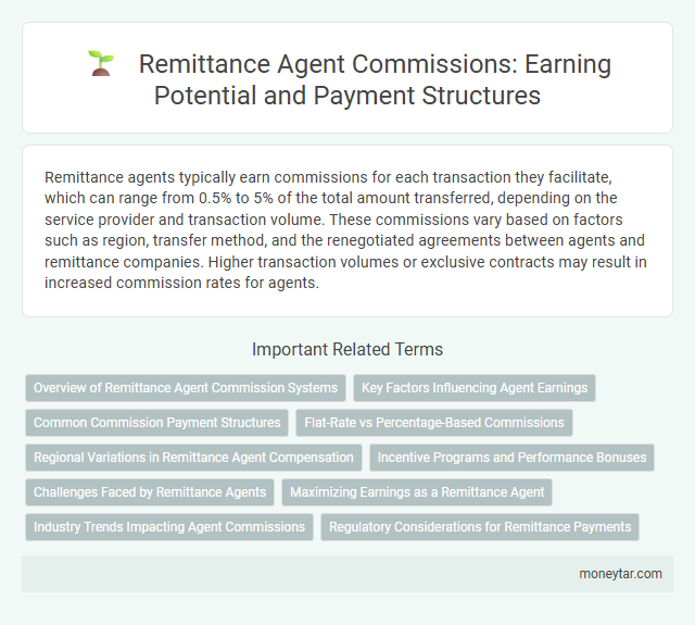 Remittance Agent Commissions: Earning Potential and Payment Structures