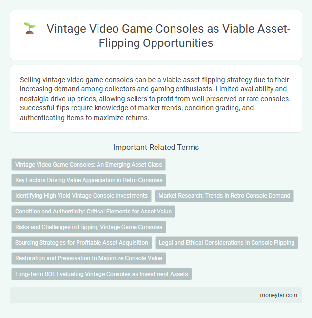 Vintage Video Game Consoles as Viable Asset-Flipping Opportunities