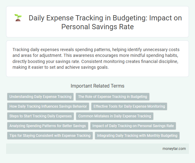 Daily Expense Tracking in Budgeting: Impact on Personal Savings Rate