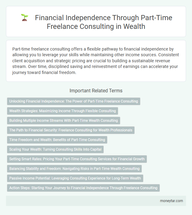 Financial Independence Through Part-Time Freelance Consulting in Wealth