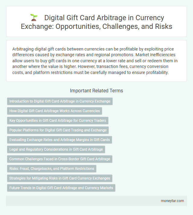 Digital Gift Card Arbitrage in Currency Exchange: Opportunities, Challenges, and Risks